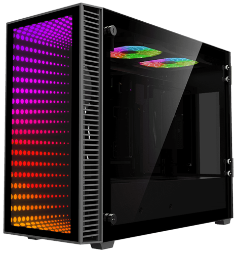 Купить Корпус GameMax Abyss ITX  черный  5370842. Характеристики, отзывы и цены в Донецке
