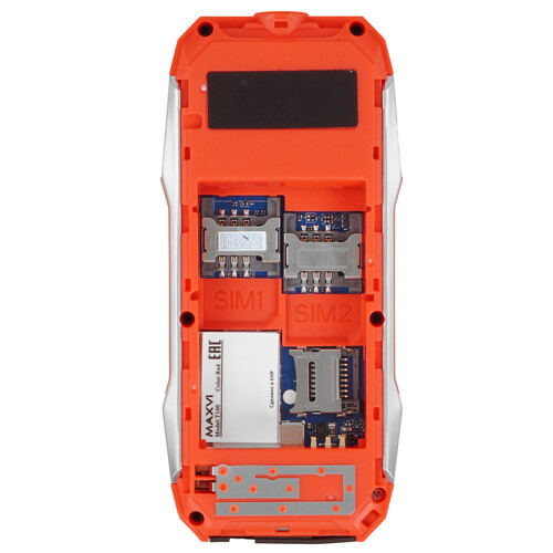Купить Сотовый телефон Maxvi T100 красный/черный  9064661. Характеристики, отзывы и цены в Донецке