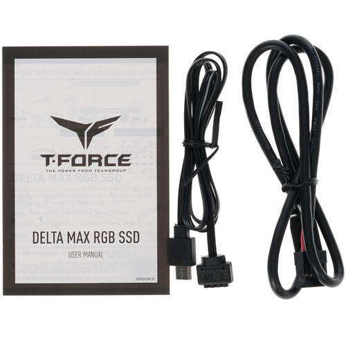 Купить 512 ГБ 2.5" SATA накопитель TEAMGROUP T-FORCE DELTA MAX RGB LITE [T253TM512G0C325]  9939489. Характеристики, отзывы и цены в Донецке