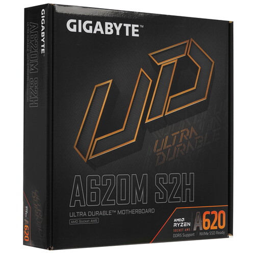 Купить Материнская плата GIGABYTE A620M S2H  5429552. Характеристики, отзывы и цены в Донецке