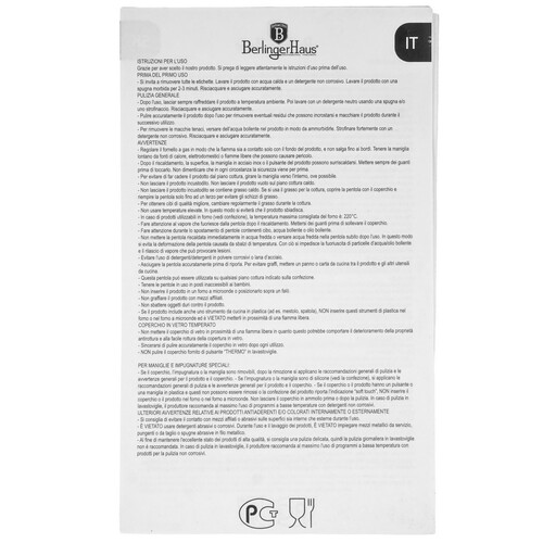 Купить Кастрюля Berlinger Haus  Moonlight Edition BH-6012 4.1 л 24 см серый  9150977. Характеристики, отзывы и цены в Донецке