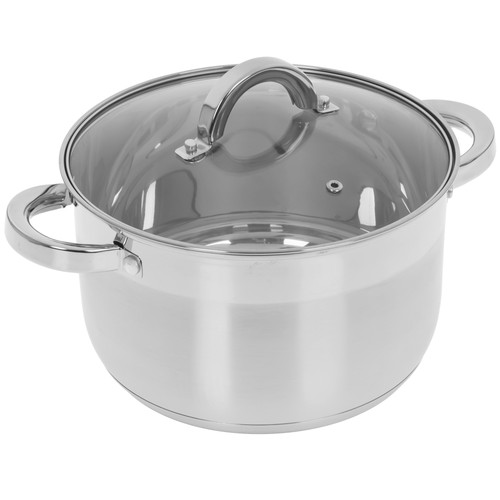 Купить Кастрюля Appetite Rondy SH07503 5 л 22 см серый  9294715. Характеристики, отзывы и цены в Донецке