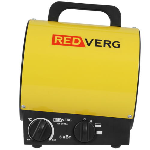 Купить Тепловая пушка электрическая RedVerg RD-EHR3A  5074246. Характеристики, отзывы и цены в Донецке