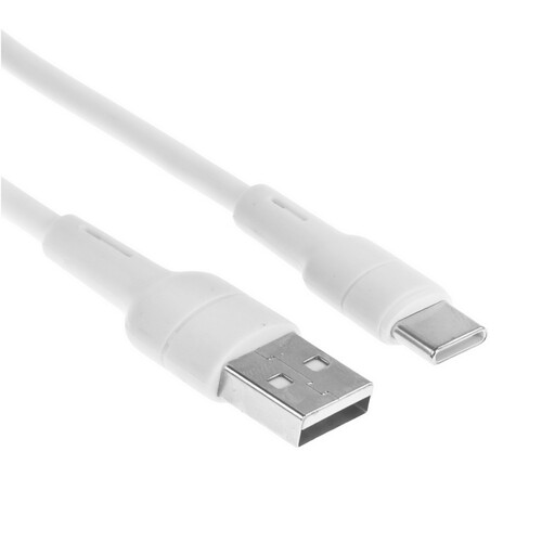 Купить Кабель круглый Borofone USB Type-C - USB 2.0 Type-A белый 1 м  9244417. Характеристики, отзывы и цены в Донецке