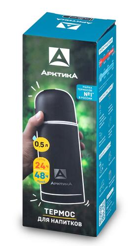 Купить Термос Арктика 105-500 черный  9116099. Характеристики, отзывы и цены в Донецке