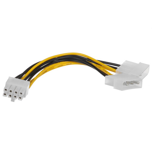 Купить Переходник для материнской платы Aceline 2 x Molex (M) - EPS 8-pin (F)  9084737. Характеристики, отзывы и цены в Донецке