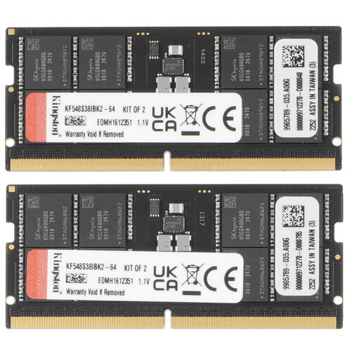 Купить Оперативная память SODIMM Kingston FURY Impact [KF548S38IBK2-64] 64 ГБ  5090999. Характеристики, отзывы и цены в Донецке