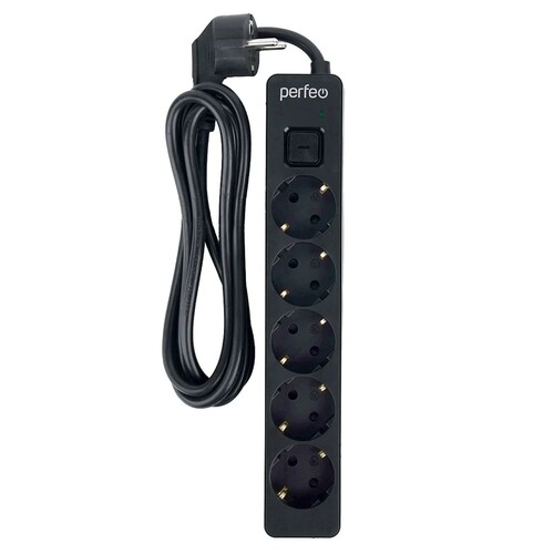 Купить Сетевой фильтр Perfeo REAL STREAM PF_E1509 черный  9172327. Характеристики, отзывы и цены в Донецке