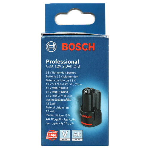 Купить Аккумулятор Bosch GBA 12V 2.0 Ah POWER FOR ALL 12V  5469449. Характеристики, отзывы и цены в Донецке