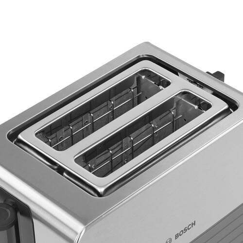 Купить Тостер Bosch TAT7S25 серебристый  5321114. Характеристики, отзывы и цены в Донецке