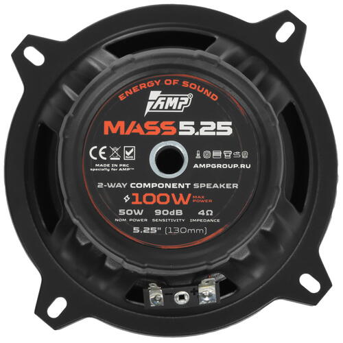 Купить Компонентная акустическая система AMP MASS 5.25  5453626. Характеристики, отзывы и цены в Донецке