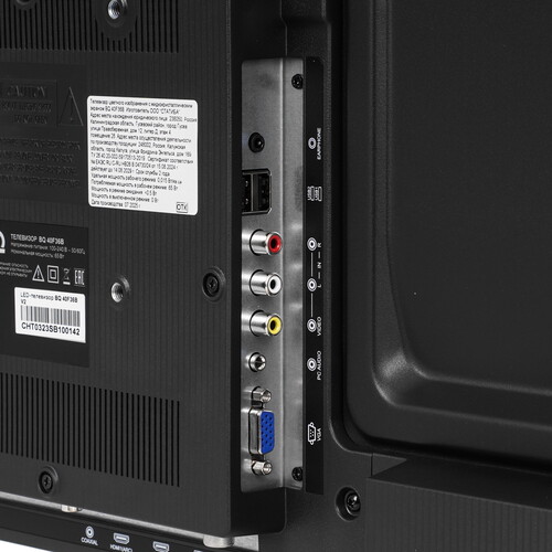 Купить 40" (102 см) Телевизор BQ 40F36B черный  9285526. Характеристики, отзывы и цены в Донецке