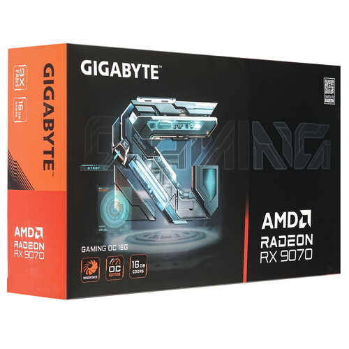 Купить Видеокарта GIGABYTE AMD Radeon 9070 GAMING OC  5612393. Характеристики, отзывы и цены в Донецке