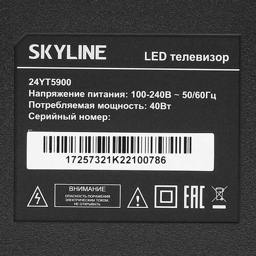 Купить 24" (60 см) LED-телевизор Skyline 24YT5900 черный  8142432. Характеристики, отзывы и цены в Донецке