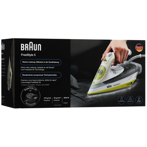 Купить Утюг BRAUN SI5016YL белый  5485309. Характеристики, отзывы и цены в Донецке