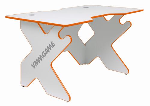 Купить Стол компьютерный VMMGAME SPACE 140 Light белый/оранжевый  4868679. Характеристики, отзывы и цены в Донецке