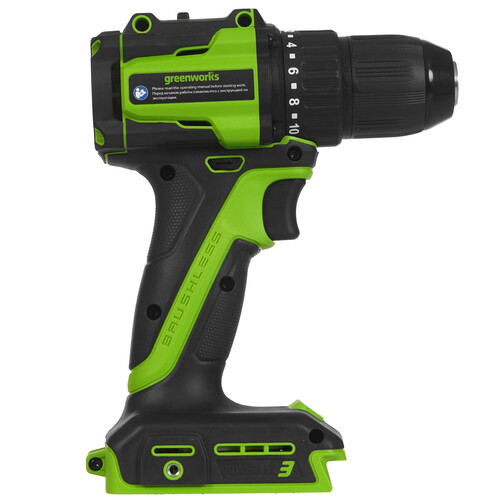 Купить Дрель-шуруповерт Greenworks DD345 24V без ЗУ, без АКБ  9305490. Характеристики, отзывы и цены в Донецке