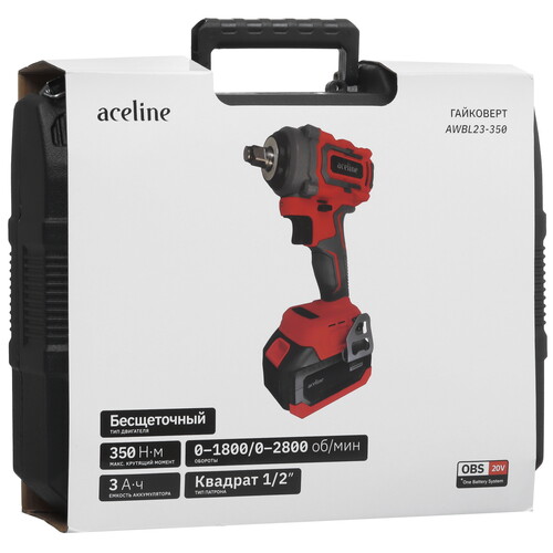 Купить Гайковерт Aceline OBS AWBL23-350 OBS 20V  9053614. Характеристики, отзывы и цены в Донецке