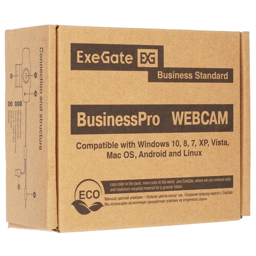 Купить Веб-камера ExeGate BusinessPro C922 2K  5616988. Характеристики, отзывы и цены в Донецке