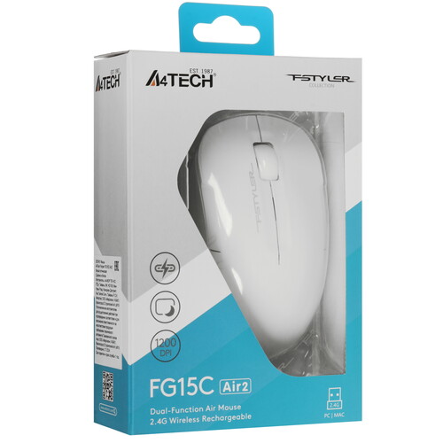 Купить Мышь беспроводная A4Tech Fstyler FG15C Air2  5605424. Характеристики, отзывы и цены в Донецке