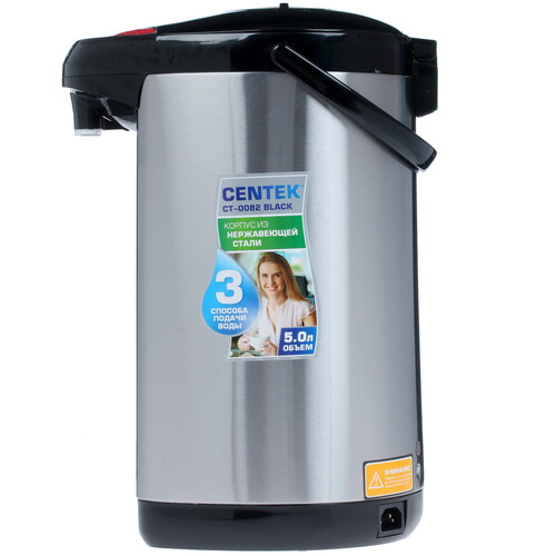 Купить Термопот Centek CT-0082 черный  1111862. Характеристики, отзывы и цены в Донецке