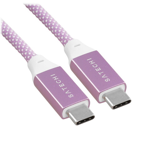 Купить Кабель круглый Satechi USB Type-C - USB Type-C фиолетовый 2 м  9073179. Характеристики, отзывы и цены в Донецке