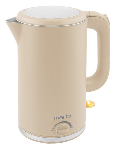 Купить Электрочайник MARTA MT-4557 бежевый  9071099. Характеристики, отзывы и цены в Донецке