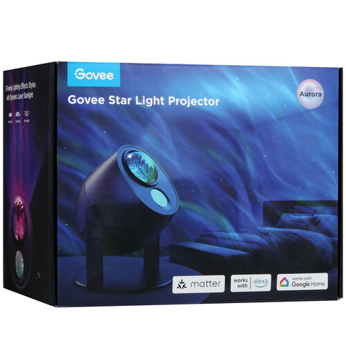 Купить Ночник-проектор Govee Star Light H6093011 черный  5614105. Характеристики, отзывы и цены в Донецке