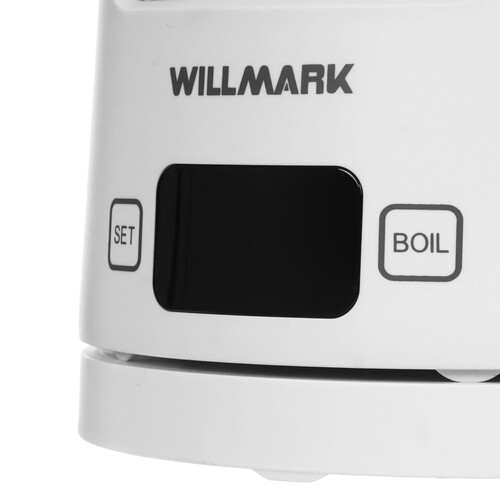 Купить Электрочайник WILLMARK WEK-1720DW белый  9269577. Характеристики, отзывы и цены в Донецке