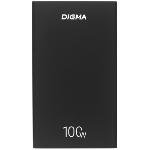Купить Портативный аккумулятор Digma DGPD100WA черный  5479315. Характеристики, отзывы и цены в Донецке