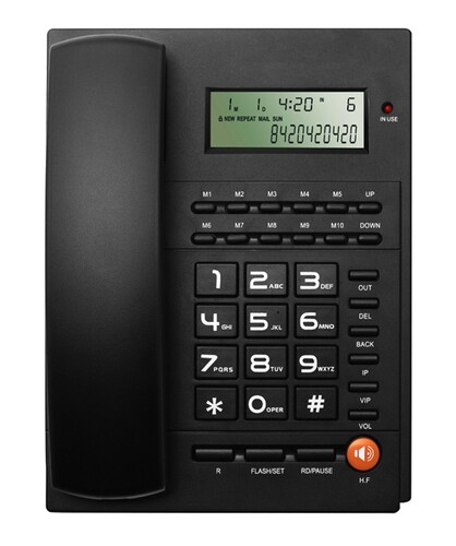 Купить Телефон проводной Ritmix RT-420  9020183. Характеристики, отзывы и цены в Донецке