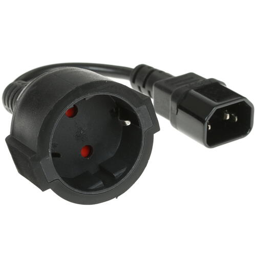 Купить Переходник питания DEXP CEE 7/4 - IEC 320 C14  1398856. Характеристики, отзывы и цены в Донецке