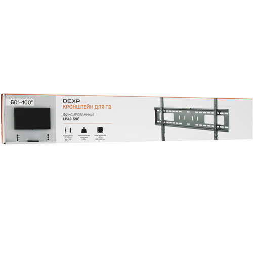 Купить Кронштейн для ТВ DEXP LP42-69F черный  9026027. Характеристики, отзывы и цены в Донецке