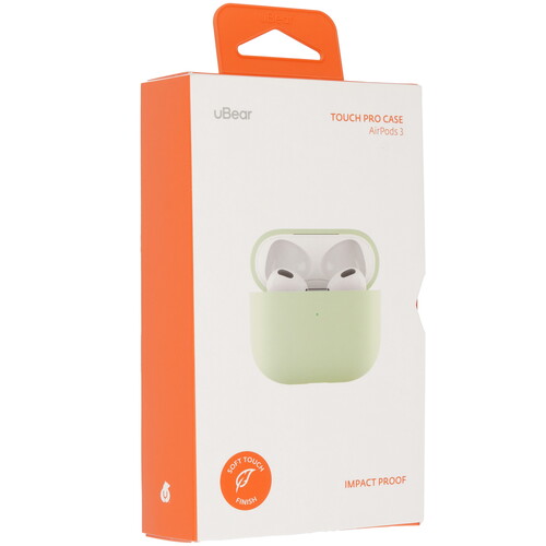 Купить Чехол Ubear для Apple AirPods 3, Axxa AB-01, Deppa Air Nova, Kenshi AP-W03, зеленый  5472465. Характеристики, отзывы и цены в Донецке