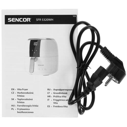 Купить Аэрогриль Sencor SFR 5320WH белый  8185263. Характеристики, отзывы и цены в Донецке