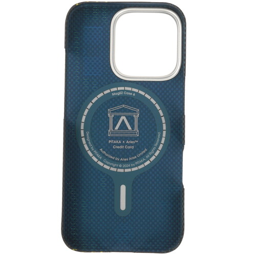 Купить Накладка  Pitaka Aries Tactile Woven Case для Apple iPhone 16 Pro синий/черный  5629239. Характеристики, отзывы и цены в Донецке