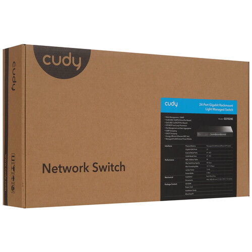 Купить Коммутатор Cudy GS1024E  5640179. Характеристики, отзывы и цены в Донецке