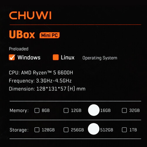Купить Мини ПК CHUWI Ubox [1746526]  5495986. Характеристики, отзывы и цены в Донецке