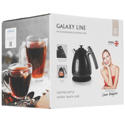 Купить Электрочайник Galaxy Line GL 0343 черный  9066526. Характеристики, отзывы и цены в Донецке