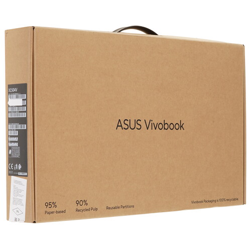 Купить 15.6" Ноутбук ASUS Vivobook 15 X1504VA-BQ1030 золотистый  5460009. Характеристики, отзывы и цены в Донецке