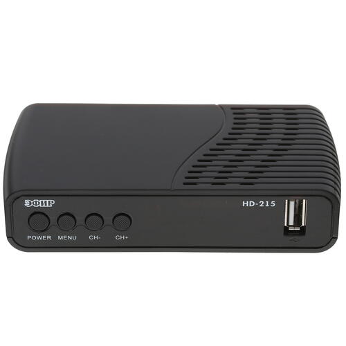 Купить Приставка для цифрового ТВ Эфир HD-215 черный  1318225. Характеристики, отзывы и цены в Донецке