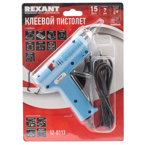 Купить Клеевой пистолет Rexant 12-0113  1137388. Характеристики, отзывы и цены в Донецке