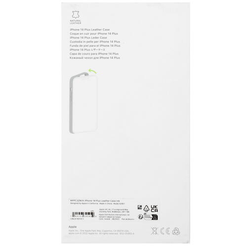Купить Накладка  Apple Leather Case with MagSafe для Apple iPhone 14 Plus фиолетовый  5084126. Характеристики, отзывы и цены в Донецке