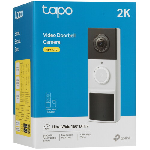 Купить Видеодомофон TP-Link Tapo D210  5630609. Характеристики, отзывы и цены в Донецке