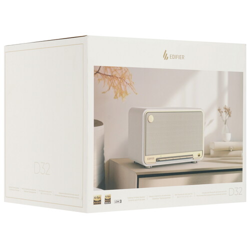 Купить Портативная колонка Edifier D32, белый  5496214. Характеристики, отзывы и цены в Донецке