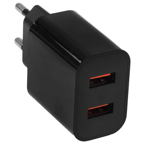 Купить Сетевое зарядное устройство BorasCO 37263 черный  9178405. Характеристики, отзывы и цены в Донецке