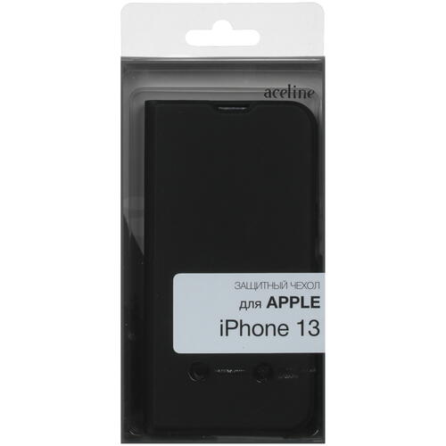 Купить Чехол-книжка  Aceline Kors для Apple iPhone 13 черный  4844422. Характеристики, отзывы и цены в Донецке