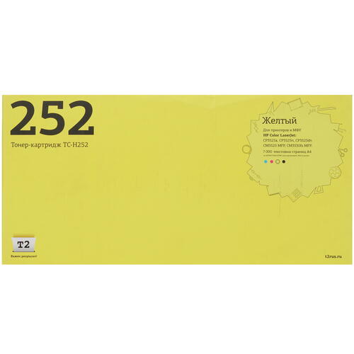 Купить Картридж лазерный T2 TC-H252 желтый, с чипом  7939603. Характеристики, отзывы и цены в Донецке