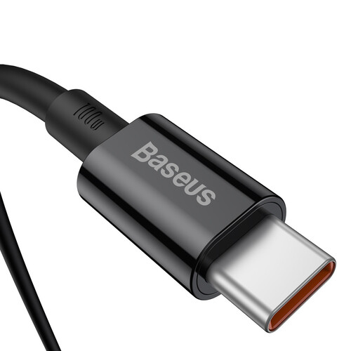 Купить Кабель круглый Baseus USB Type-C - USB Type-C черный 2 м  9260775. Характеристики, отзывы и цены в Донецке