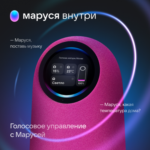 Купить Умная колонка VK Капсула Про розовый  5496554. Характеристики, отзывы и цены в Донецке